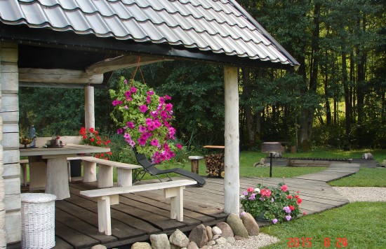 BALTOJI SODYBA su BALTĄJA PIRTIMI  ir ANGLIŠKU nameliu nuotrauka nr. 24