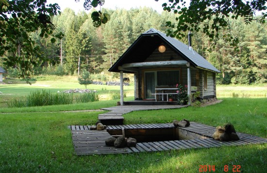 BALTOJI SODYBA su BALTĄJA PIRTIMI  ir ANGLIŠKU nameliu nuotrauka nr. 21